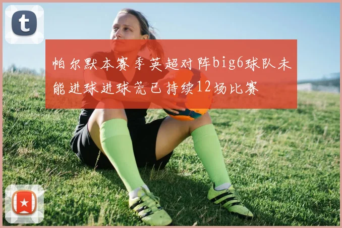 帕尔默本赛季英超对阵big6球队未能进球进球荒已持续12场比赛